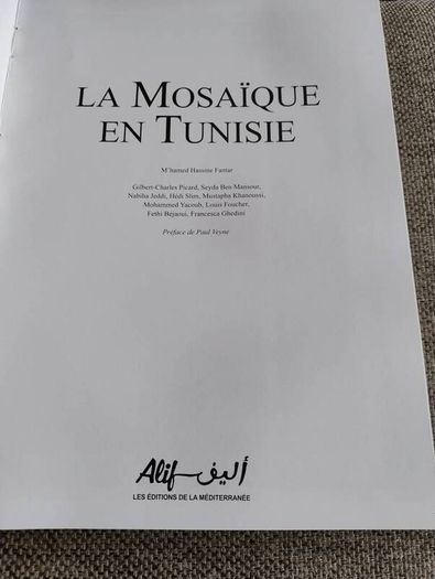La Mosaique en Tunisie the mosaics of Tunisia large coffee table book in very good condition with no issues 270 pages with lots of pictures etc see photos FREE STANDARD POSTAGE INCLUDED