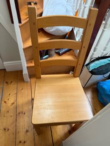 solid wood chair