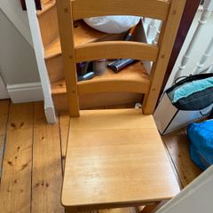 solid wood chair