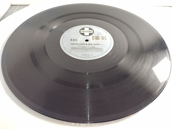 B.B.E. - Seven Days And One Week - Positiva Records - HUGE 90s Club CLASSIC! Condition: RALLIED! Plays: VG!