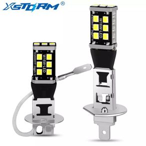 H1 H3 LED Bulb 15SMD 2835 Car Fog Lights 6000K White Driving Running Lamp Automobiles 12V