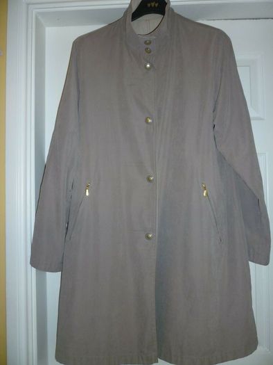 Coat Reversible Faux Suede Debenhams Mink Beige Size 12 / Medium. Mint Condition
