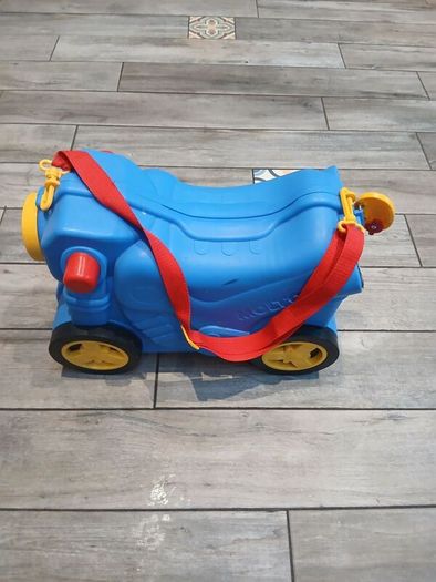 Rideable Folding Kids Suitcase