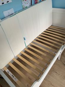 Extendable kids bed with extendable mattress IKEA