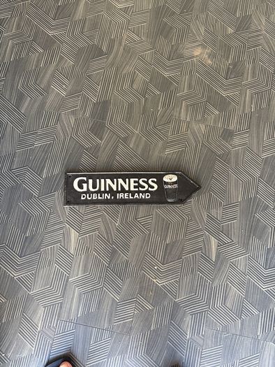 Branded Guiness sign