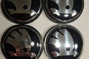Skoda Wheel Centre Caps 65mm Center Wheel hubcaps (4 caps for 15euro)