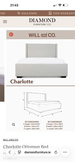 Ottoman bed Super king