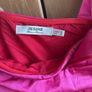 Jesire pink silk one shoulder knee length dress Image 3