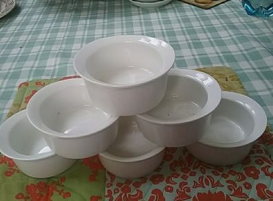 White Porcelain Ramekin dishes
