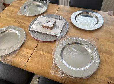 Stainless Steel Serving plates