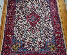 Fabulous  Persian Sarouk 154cm x 105cm Hand Knotted Rug Carpet