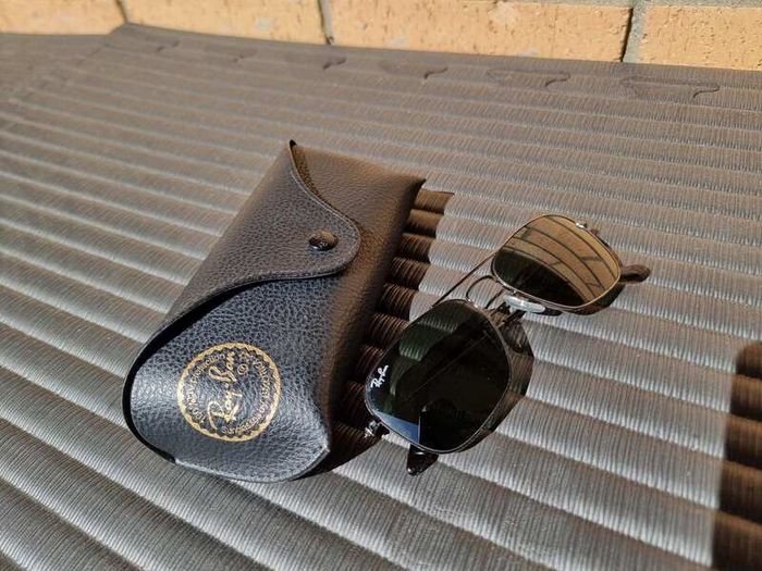 Rayban Caravan Gunmetal Black Sunglasses