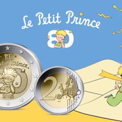 France 2 Euro Commemorative Coin 2026 - The Little Prince BU. Coincard.