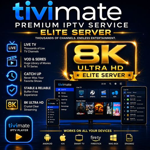 IPTV 12 Months Subscription Plan