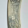 Sterling silver knife, 1901, fully silver inc blade. Intricate decoration. Image 4