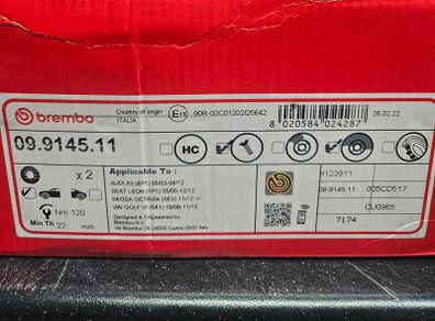 MK5 Golf Brake Discs
