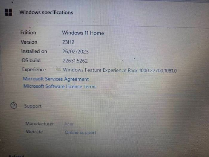 Acer Aspire 1