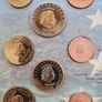Netherlands Antilles 2004 Euro Probe Essai Trial Prototype 8 Coin Set Image 3