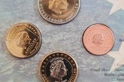 Netherlands Antilles 2004 Euro Trial Prototype 8 Coin Set