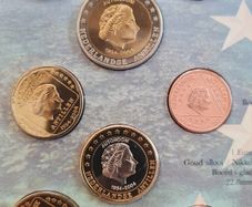 Netherlands Antilles 2004 Euro Trial Prototype 8 Coin Set