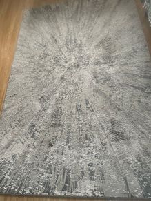 silver grey rug
