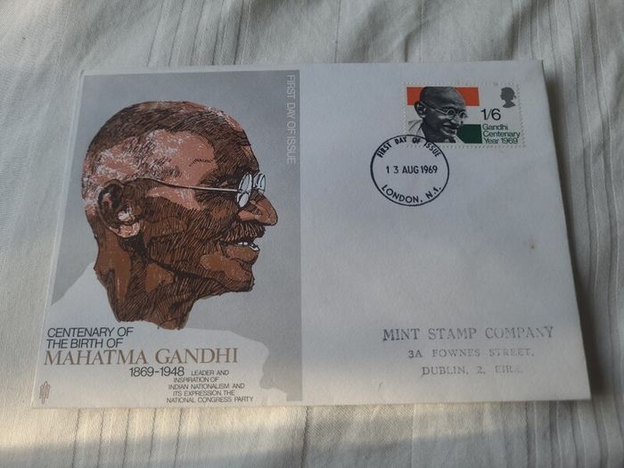 1969 Gandhi Stamp  - First Day Cover ' Centenary of birth