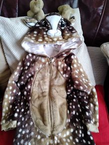Reindeer dress up onesie 3 to 4years