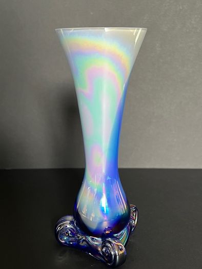 Price Drop Vintage Iridescent Glass Vase