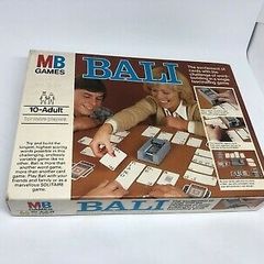 MB Games Bali Vintage Board Game - 1978 - 100% Complete Card Game