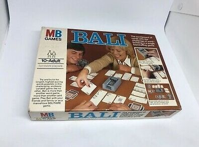 MB Games Bali Vintage Board Game - 1978 - 100% Complete Card Game
