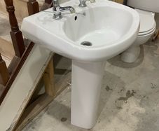 Sink Pedestal with taps