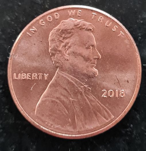 2018 USA One Cent Coin 1 USA cent Unc
