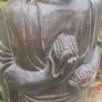 39" Late Nineteenth Century Balinese Wooden Temple Buddha Image 8
