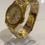 Vintage Seiko Quartz V732-0390 Gold Tone Men's Dress Watch Image 3