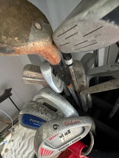 golf club with bag