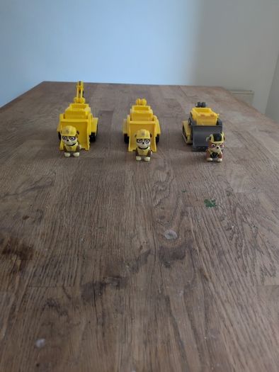 Rubble paw patrol figure