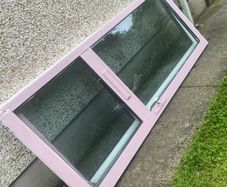 Two patio doors
