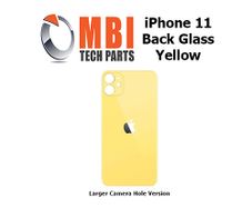iPhone 11 Back Glass Replacement Rear Battery Cover with Adhesive Yellow