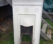 Cast iron fire place year 1939