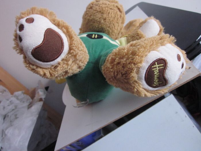 Harrods London Superhero Dog Puppy Plush