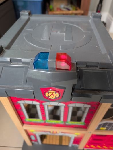 Toy firestation and fire engine - free for collection