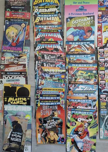 Massive DC & Marvel Comic Collection Batman, Justice League, Spiderman