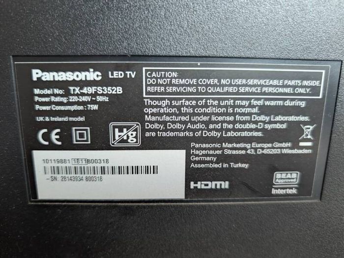 Panasonic TV