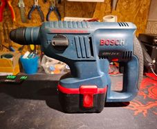 Bosch SDS drill 24v with upgraged battery