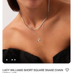 Missoma silver jewellery Lucy Williams silver snake chain