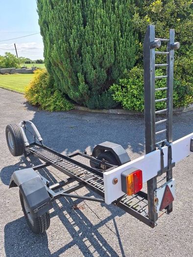 Motorcycle trailer.