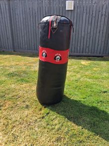 Boxing bag and wall bracket