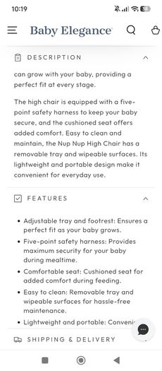 Nup Nup Highchair