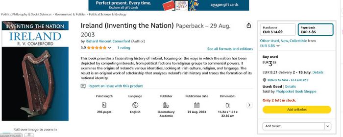 Ireland (Inventing the Nation), R.V. Comerford