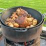 BBQ accessories. Cast iron. Camping cooking equipment .Kazan.Burner. Image 9